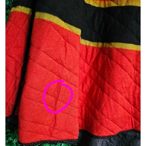 Conditions Apply For Anthropologie Graphic Striped Capelet - Picture 8 of 10